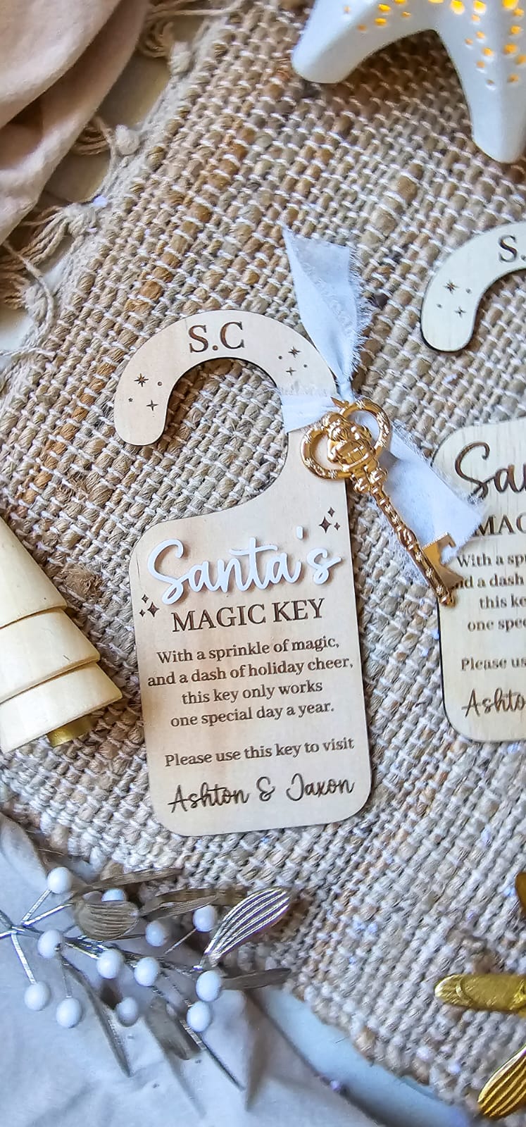 Santa's Key - Door hanger