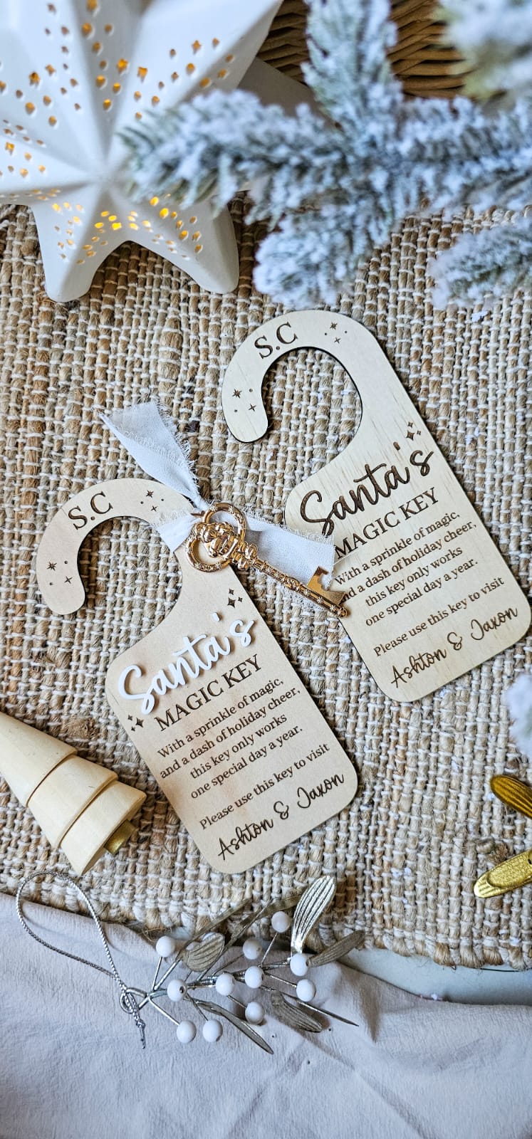 Santa's Key - Door hanger