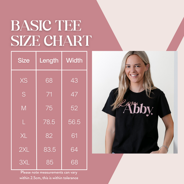 Love Abby - Basic Tee