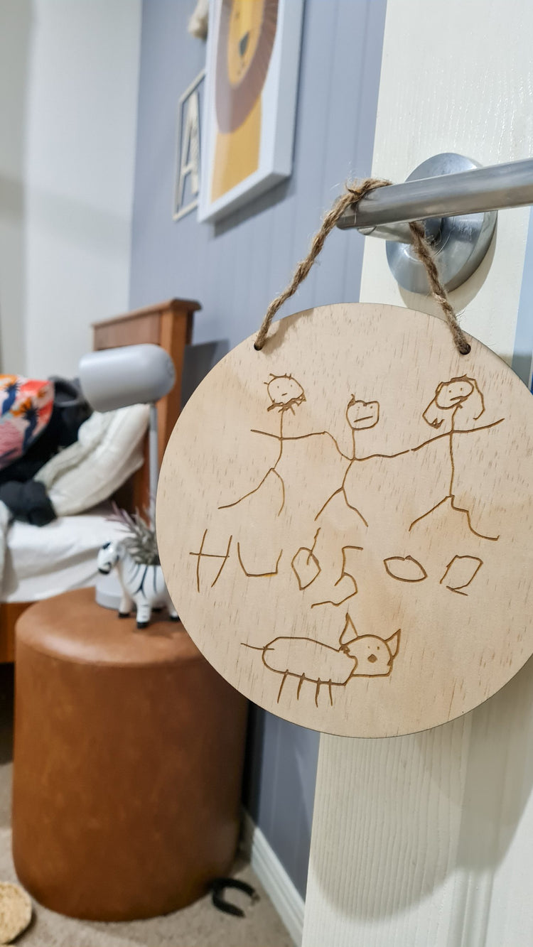 Engraved Drawing Plaque