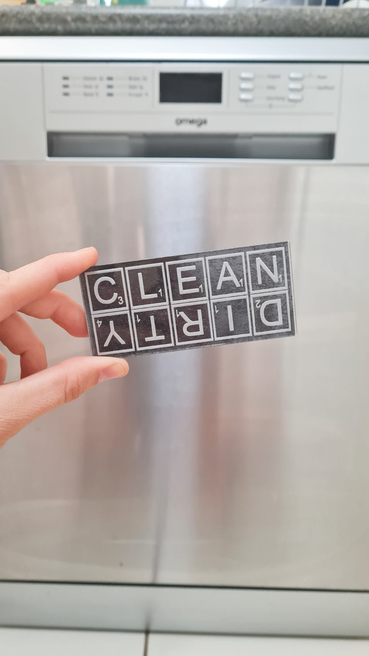 Scrabble Dirty/Clean Dishwasher Magnet