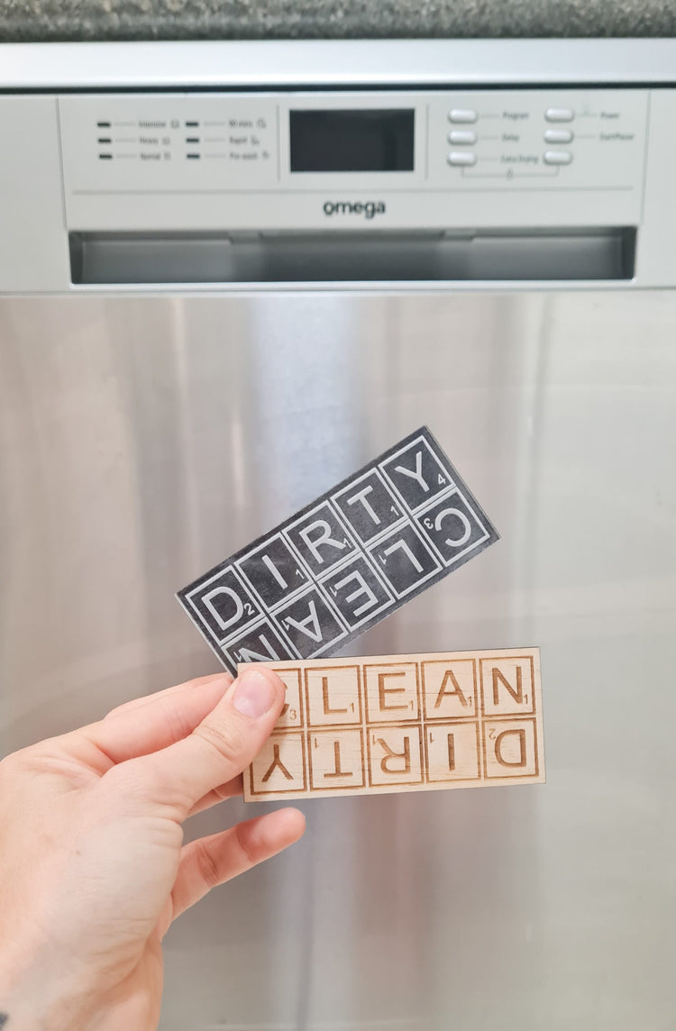 Scrabble Dirty/Clean Dishwasher Magnet