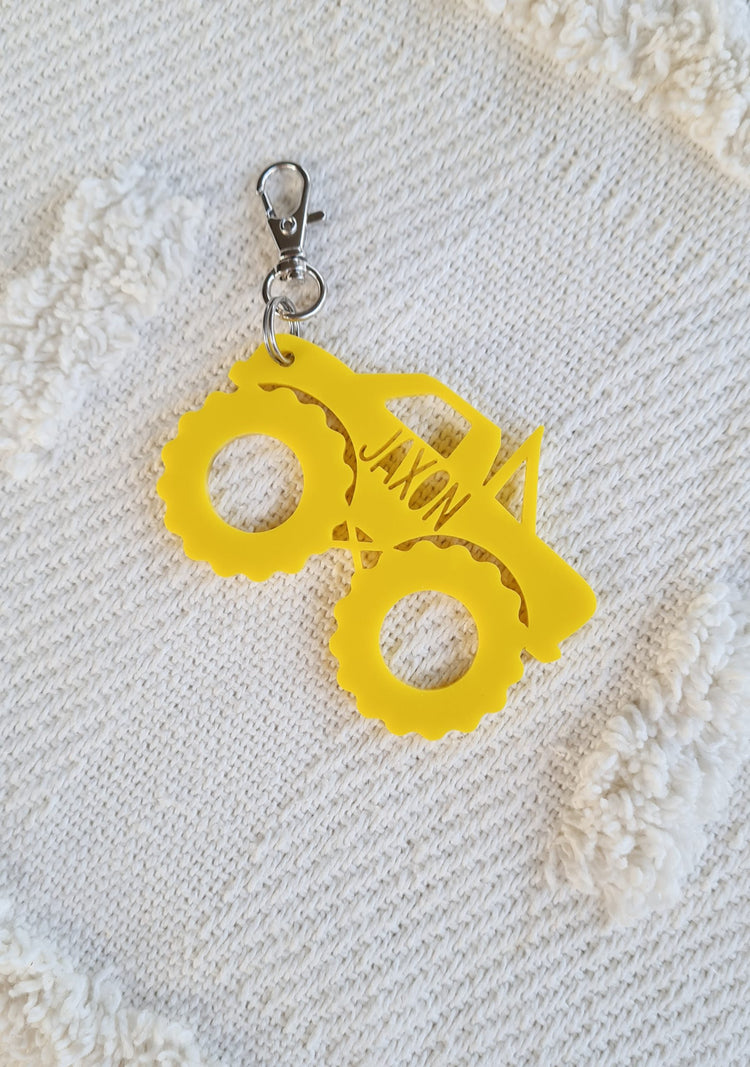 Monster Truck Acrylic Keyring