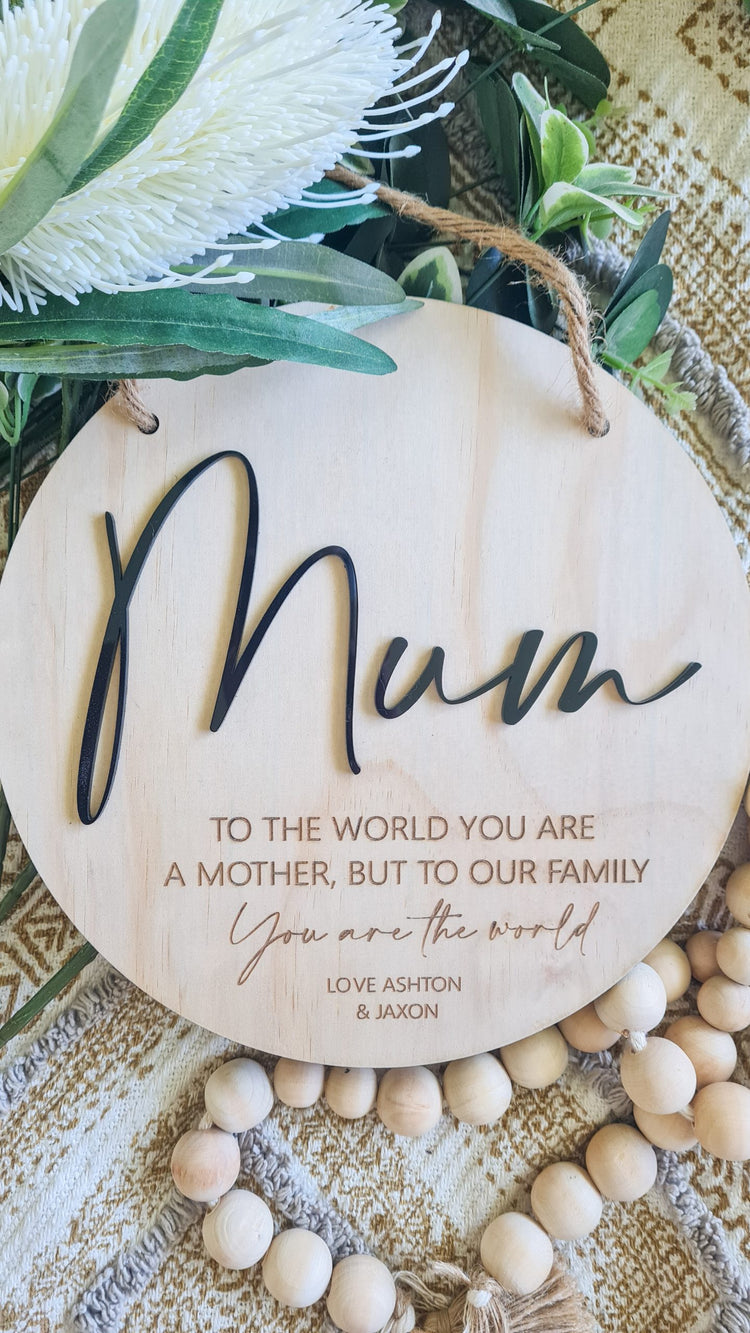 To the world you are plaque