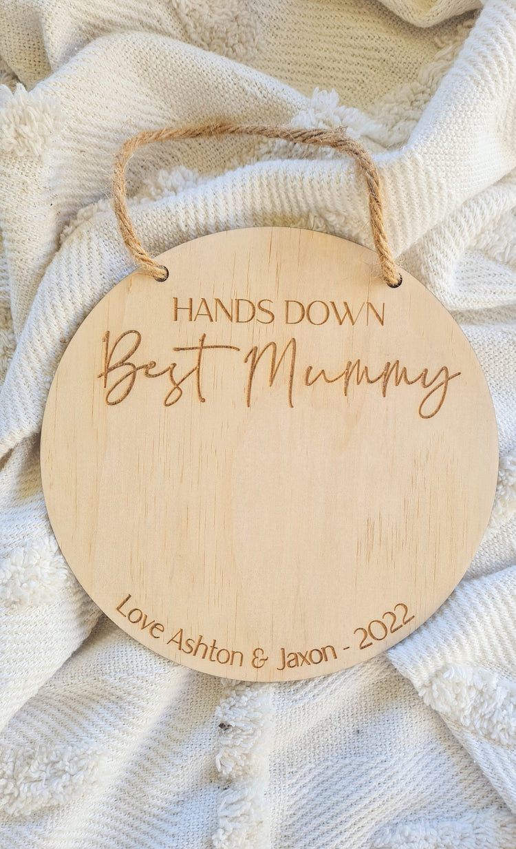 Hands Down Handprint - Best Mummy
