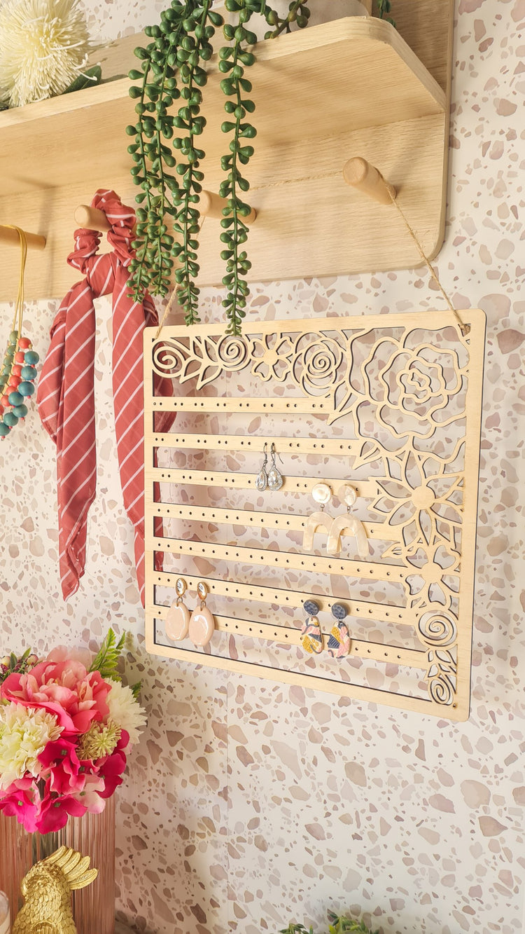 Floral Earring Hanger