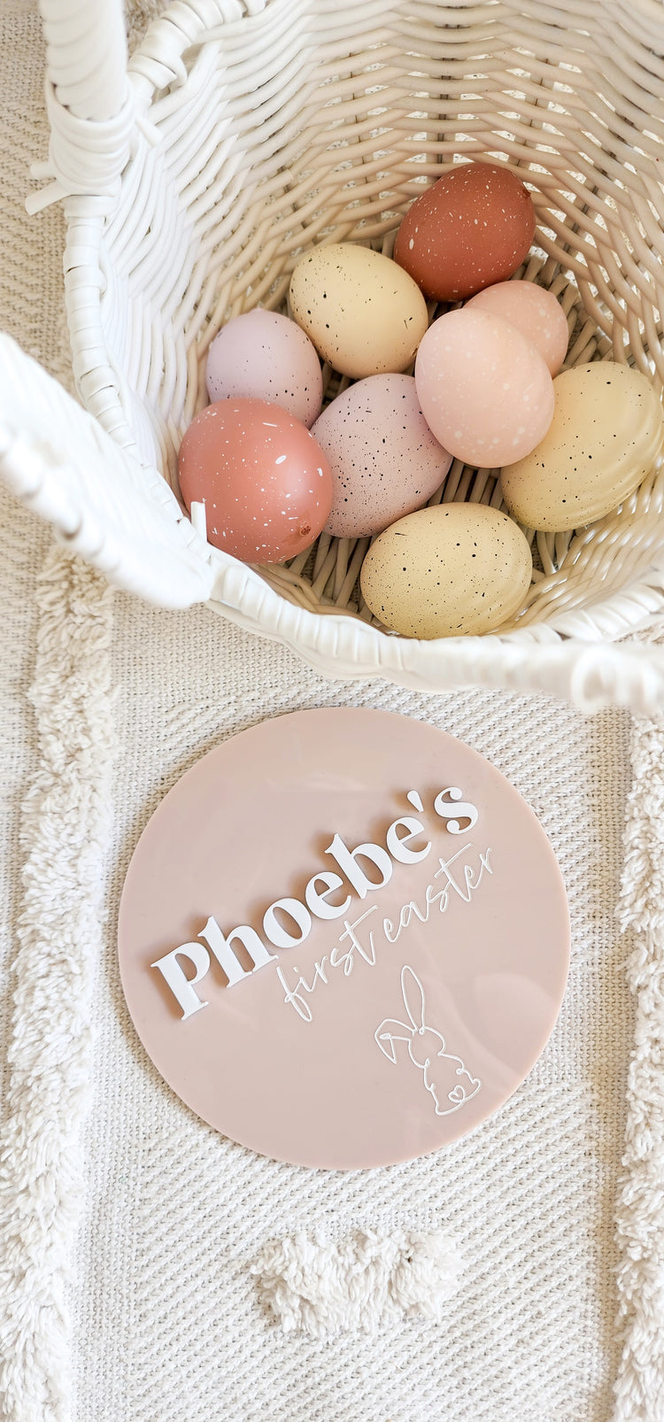 Acrylic First Easter Disc