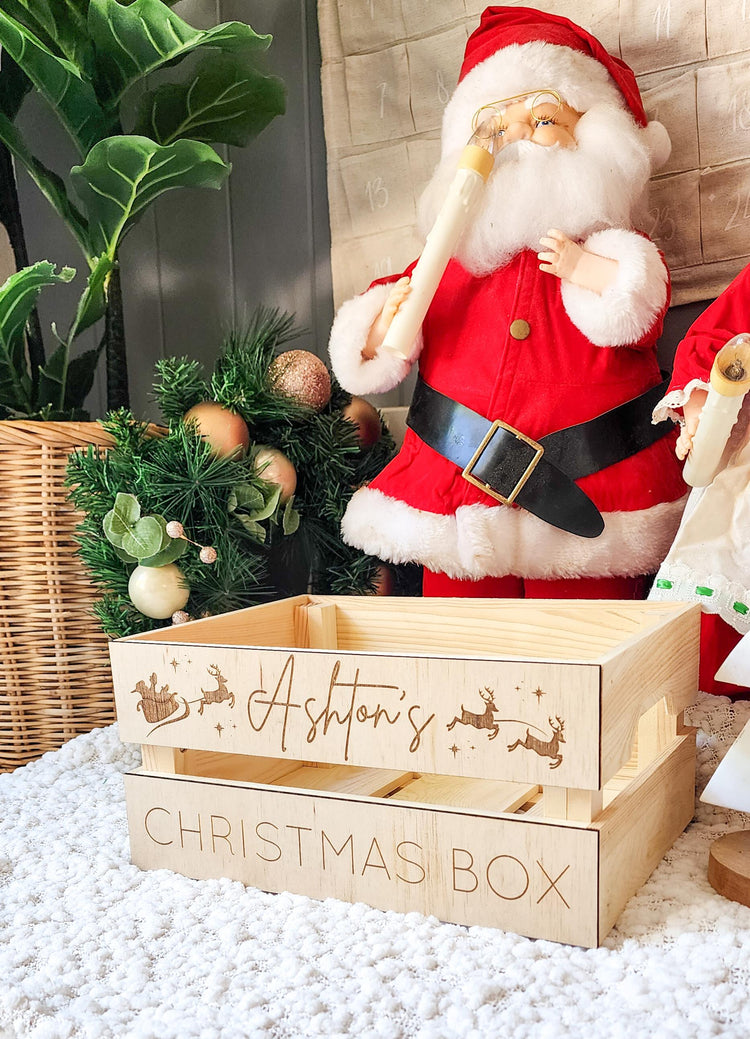 Christmas Crate - Engraved