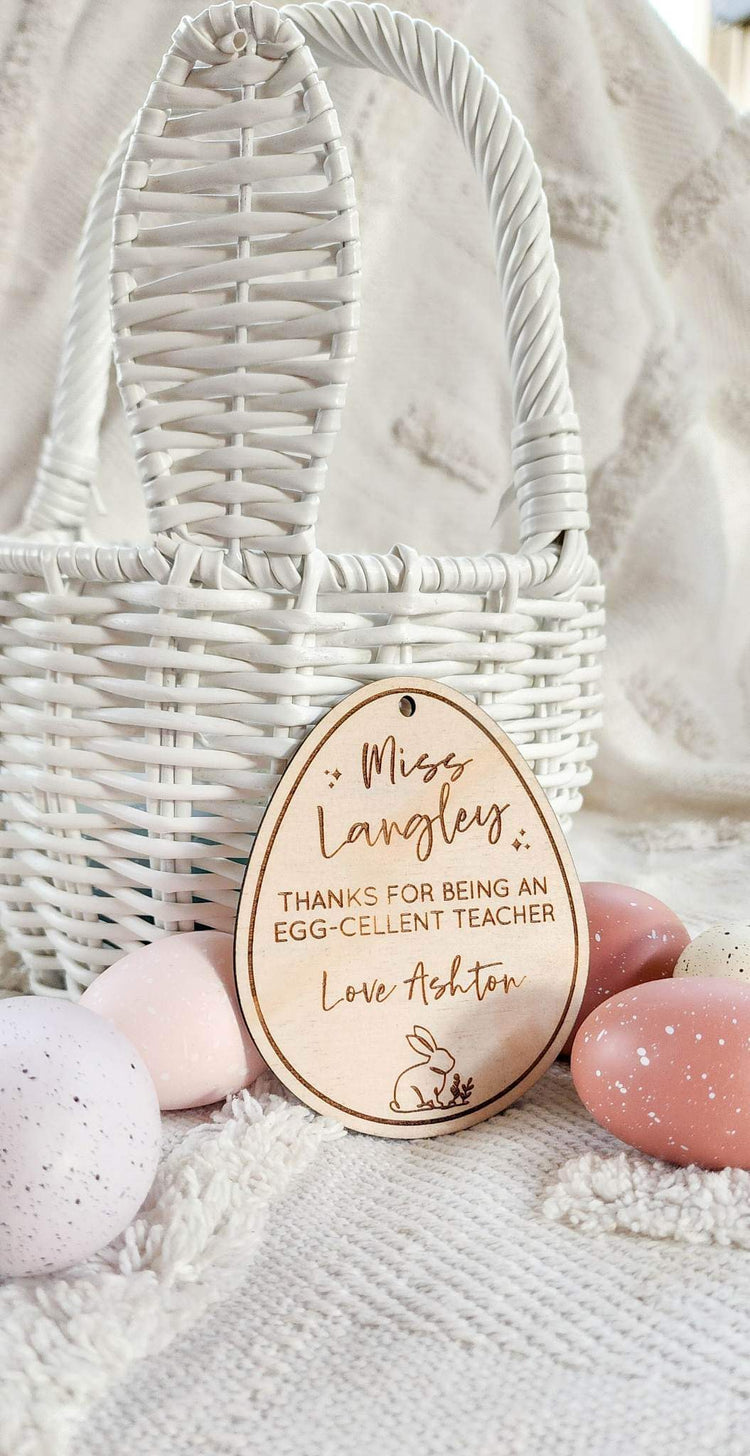 Teacher Easter Tag