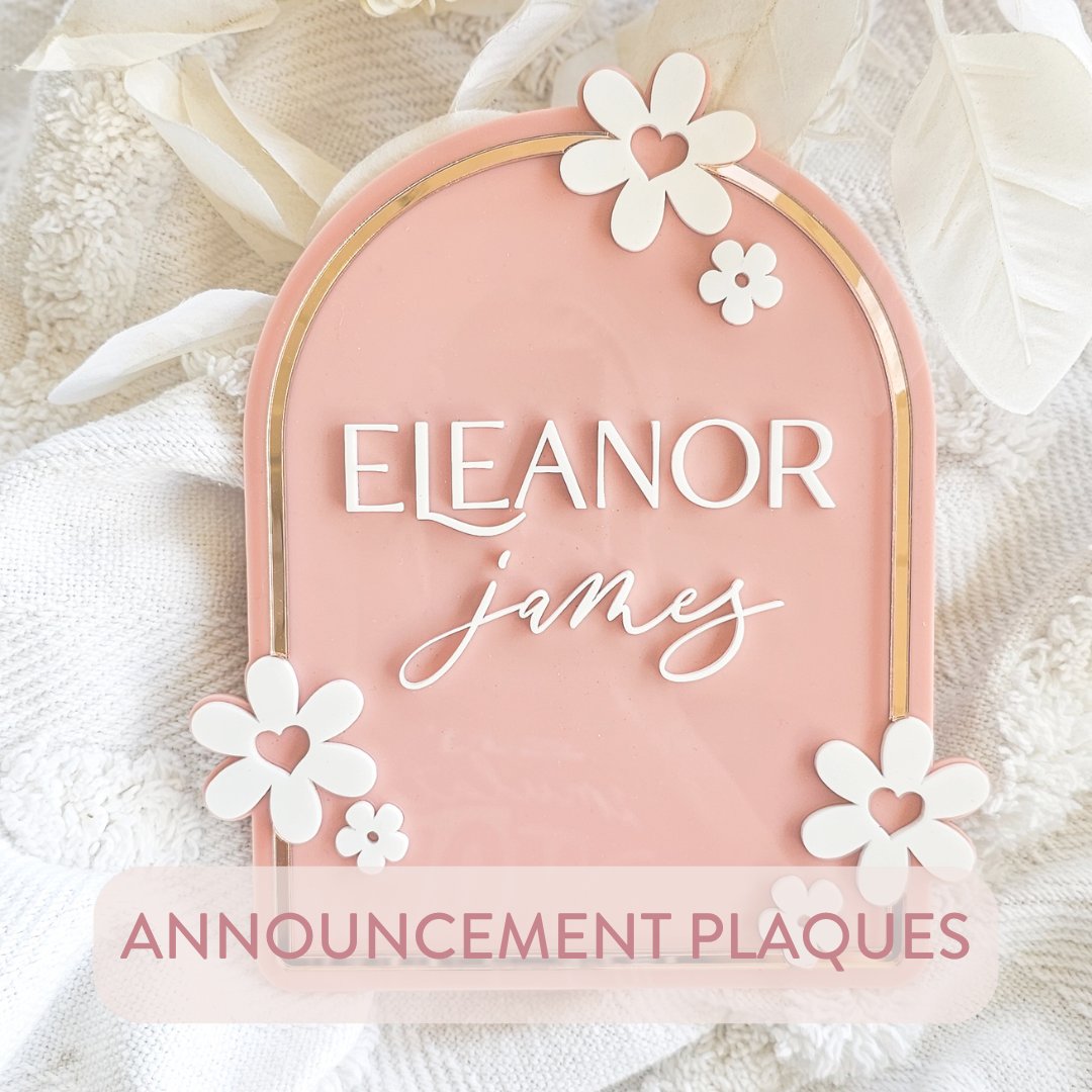 Announcement Plaques