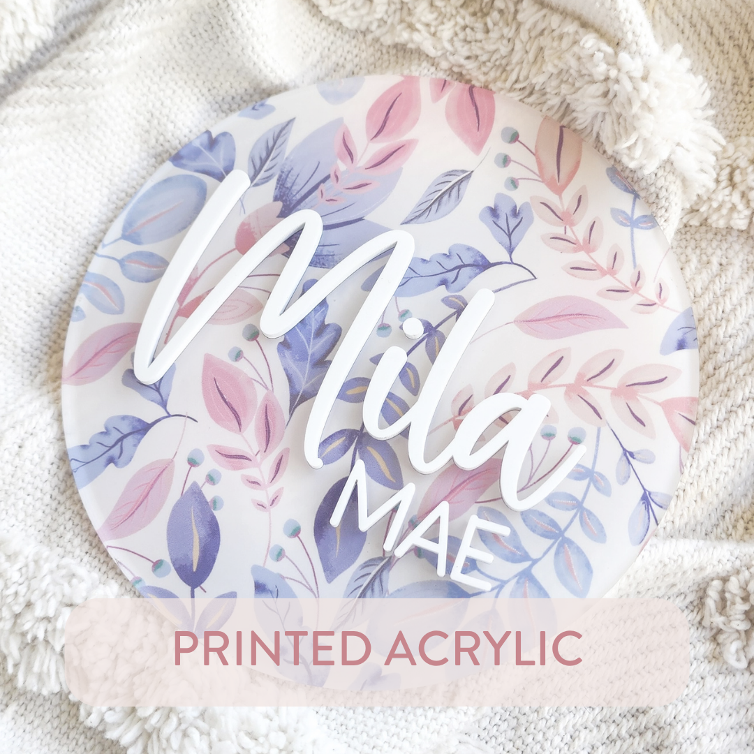 Printed Acrylic