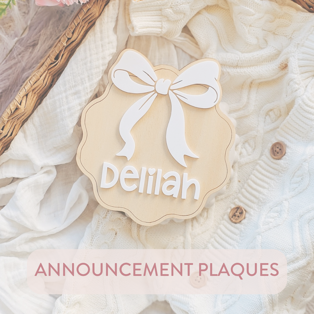 Announcement Plaques