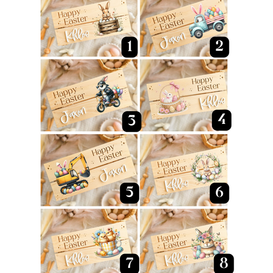 Personalised Easter Printed Crate - PANELS ONLY