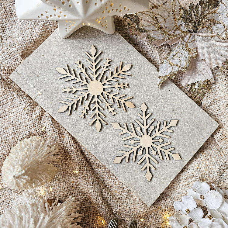 Timber Snowflake Wall Decals