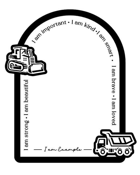 Personalised Daily Affirmation Mirror - Construction
