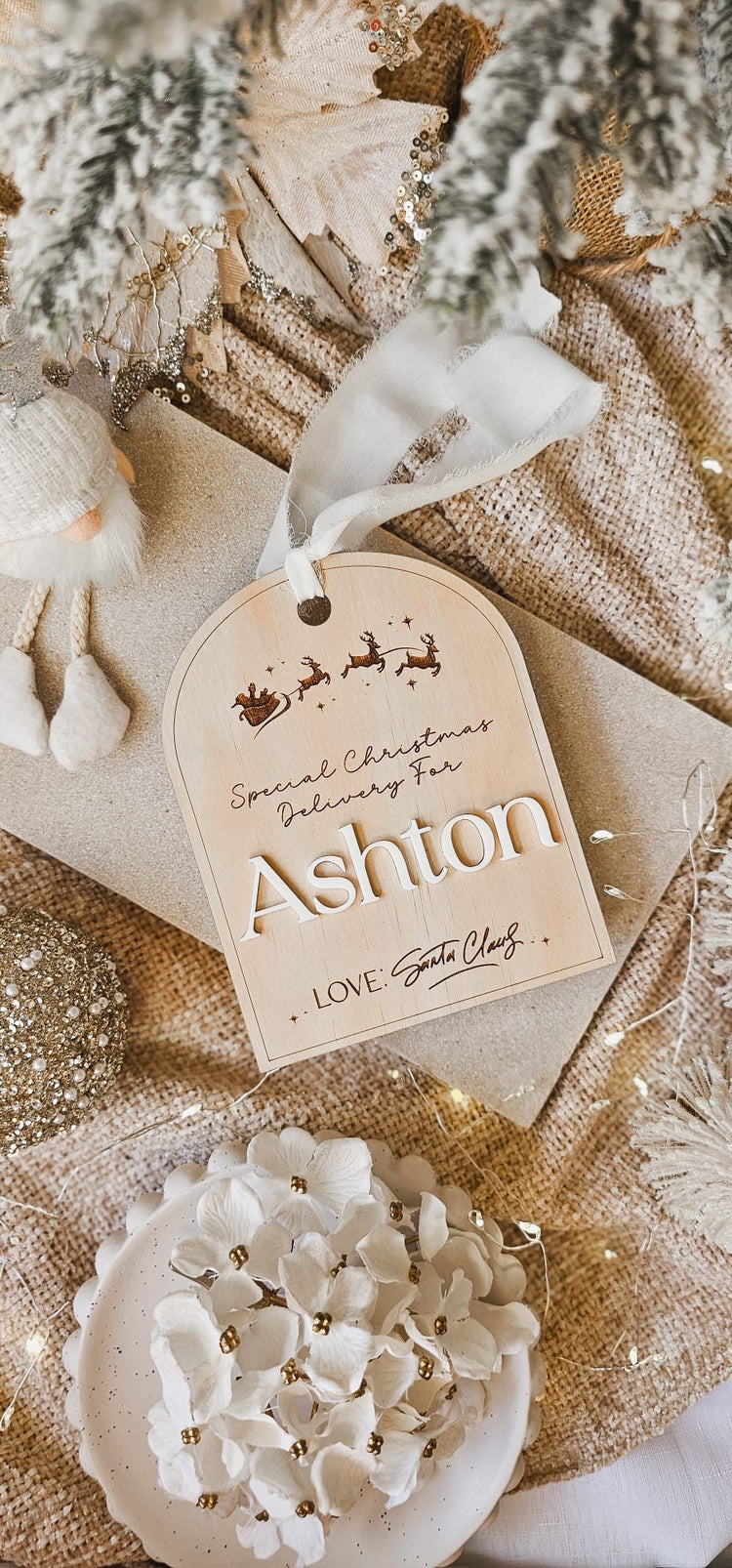 Special Christmas Delivery Arch Tag Only