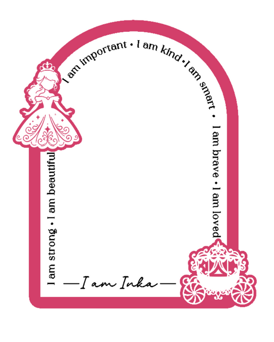 Personalised Daily Affirmation Mirror - Princess