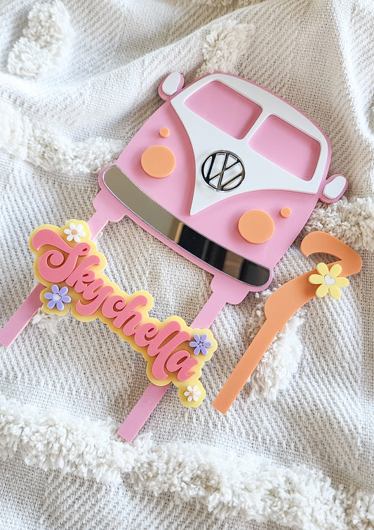 Kombi Retro Cake Topper Bundle