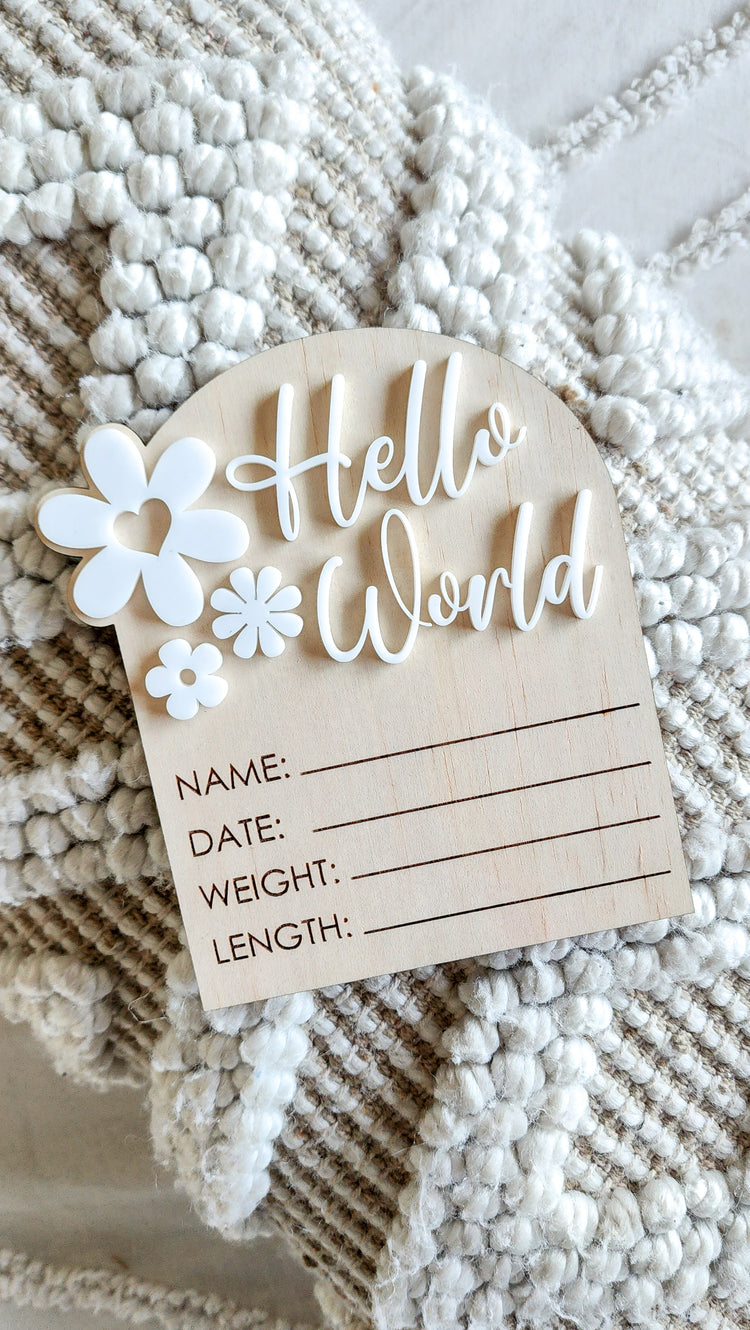 Hello World - Flower Arch