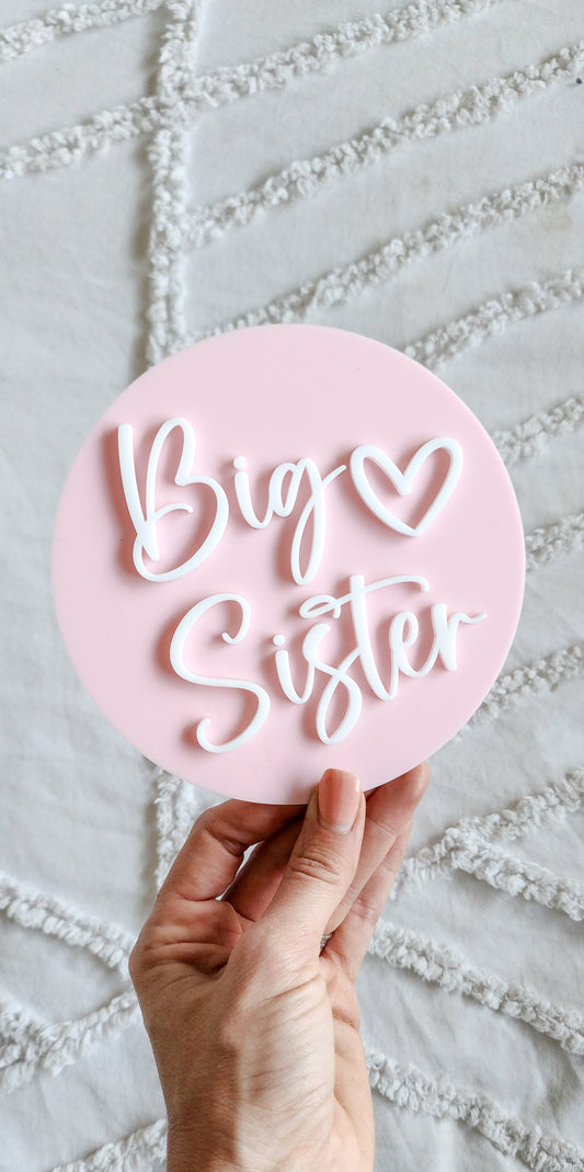 Big Sister Acrylic plaque