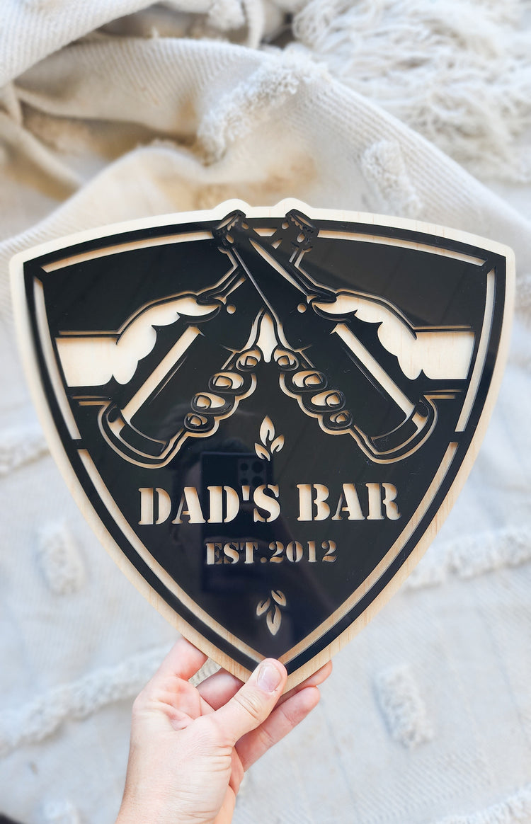 Dad's Bar Plaque