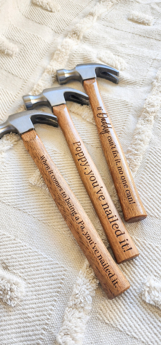 Personalised Wooden Hammer