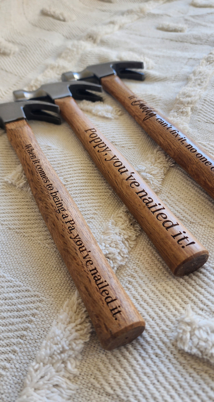 Personalised Wooden Hammer