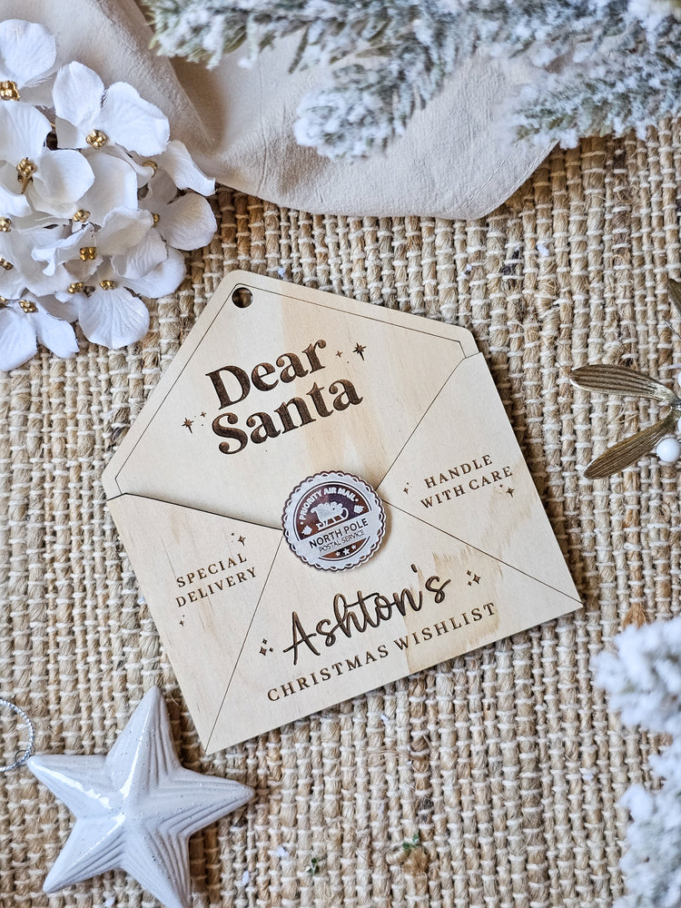 Letter to Santa Ornament - 2 designs