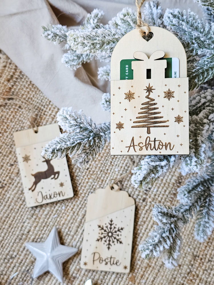 Gift card holders - rectangle ornament