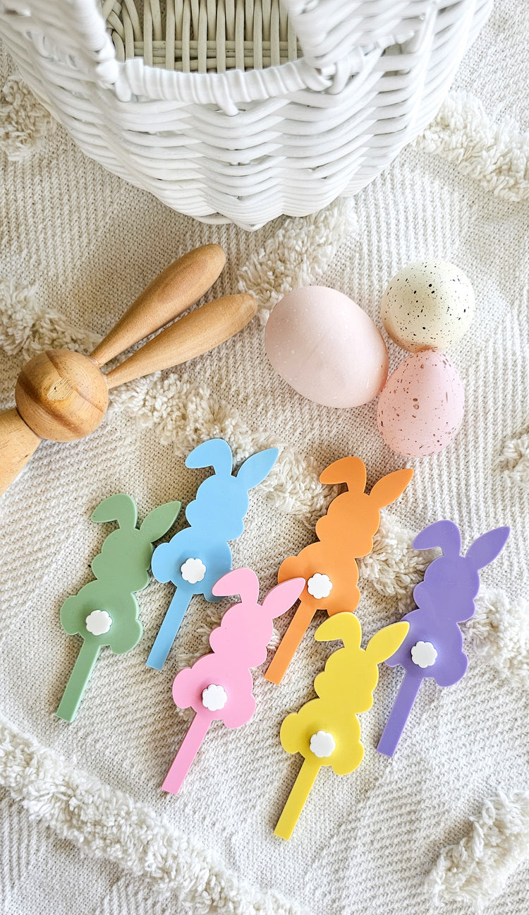 Acrylic Easter Cupcake Toppers