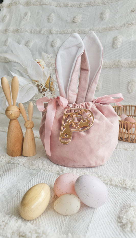 Velvet Bunny Treat Bag with Luxe Tag