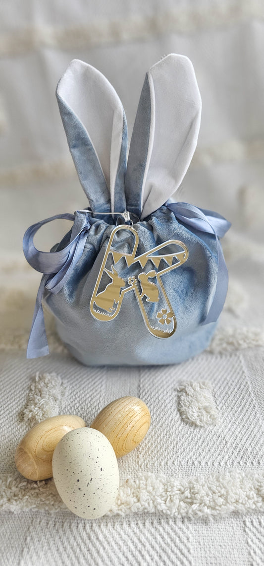Velvet Bunny Treat Bag with Luxe Tag
