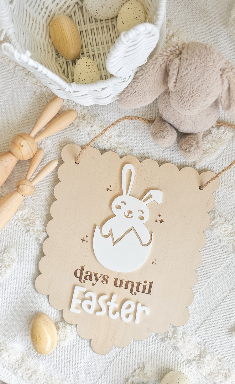 Easter Countdown Plaque