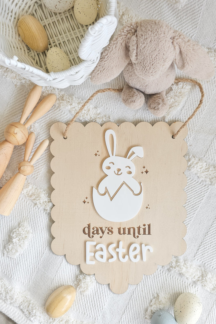 Easter Countdown Plaque