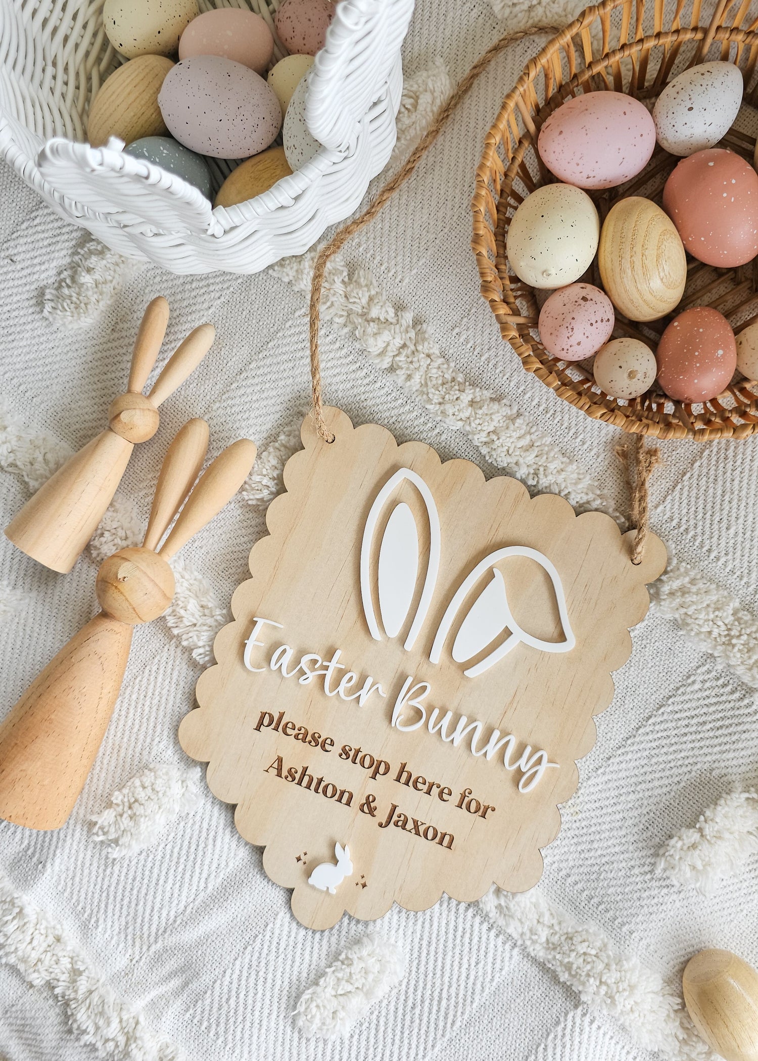 Easter Bunny please stop here – Love, Abby