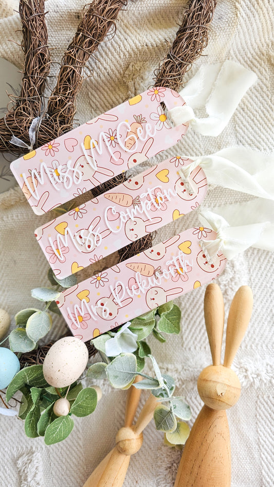 Easter printed acrylic bookmark