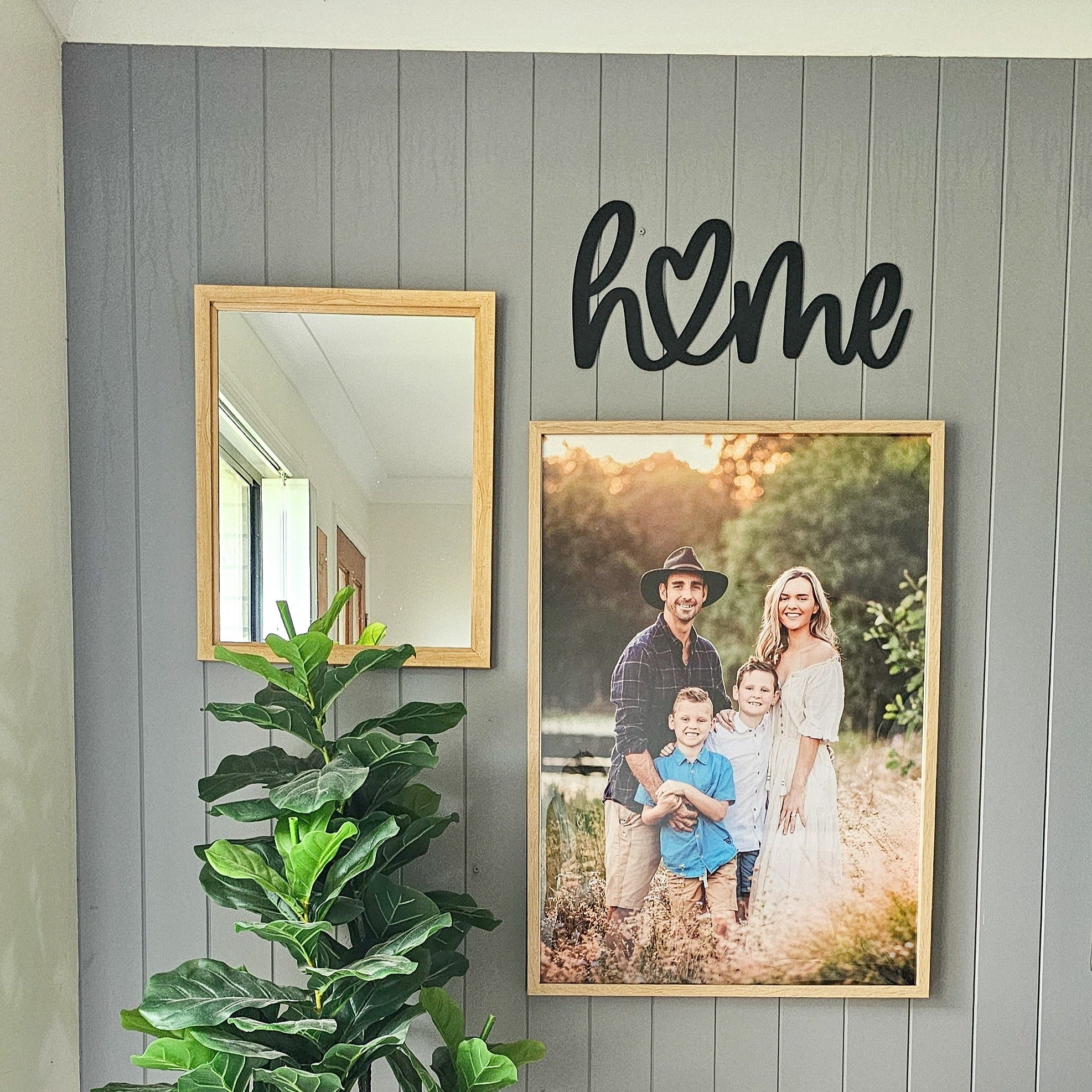 Home with heart wall script – Love, Abby