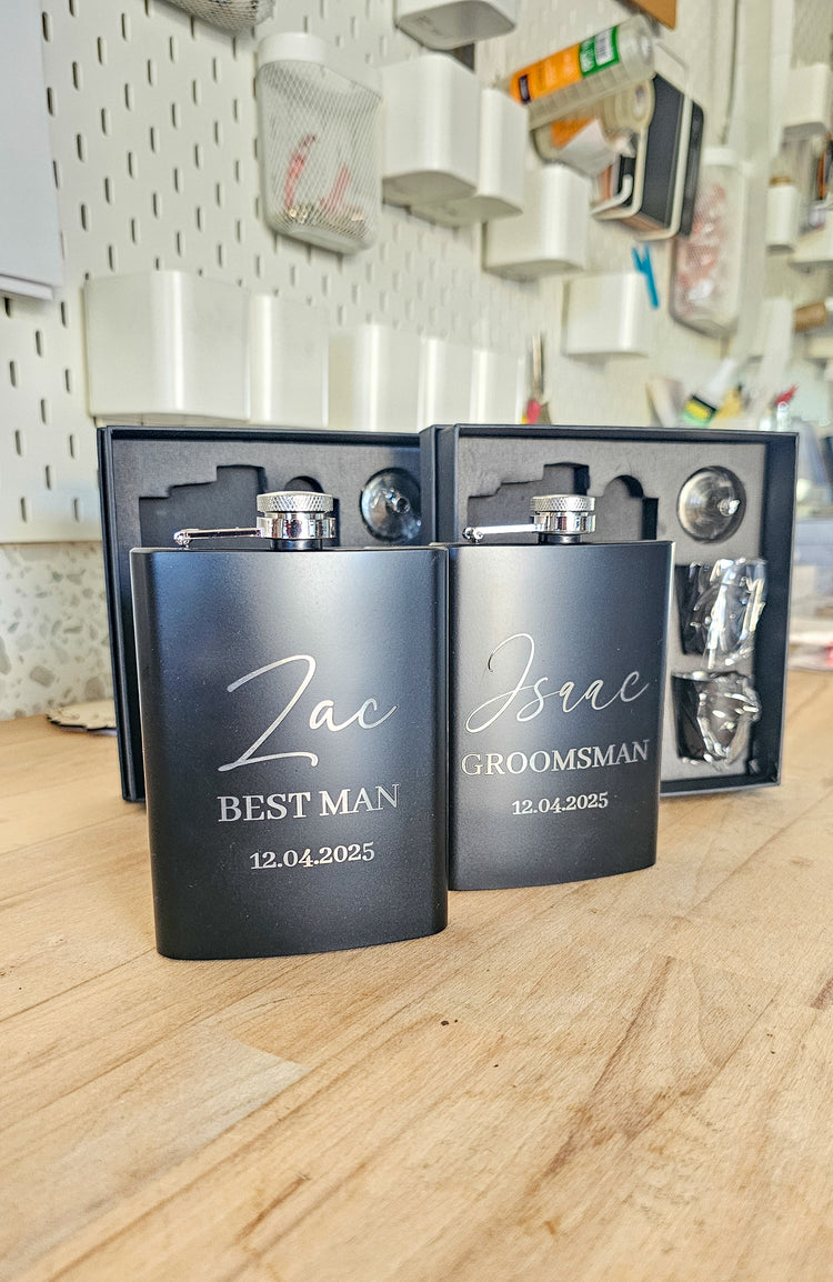 Groomsman & Best Man Flasks