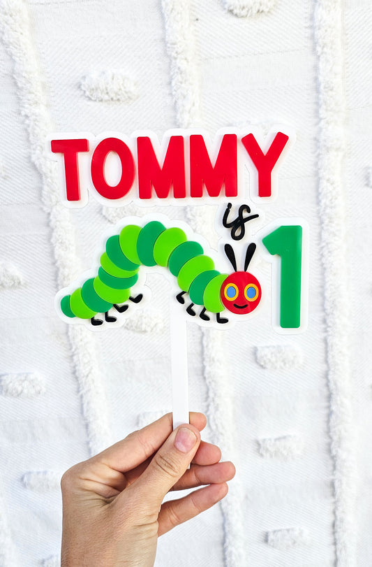 Hungry Caterpillar Cake Topper
