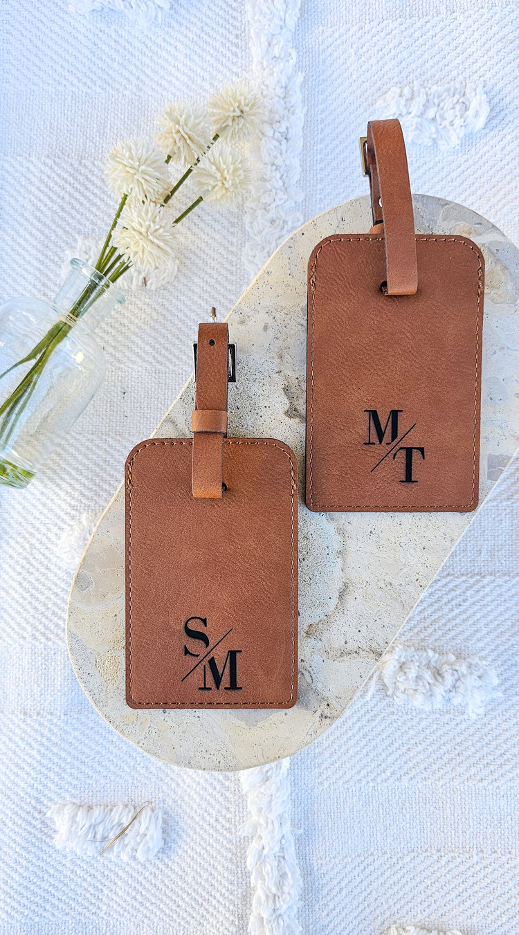 Leather Luggage Tag