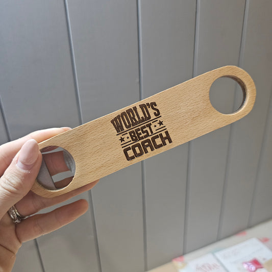 Bottle opener - coach