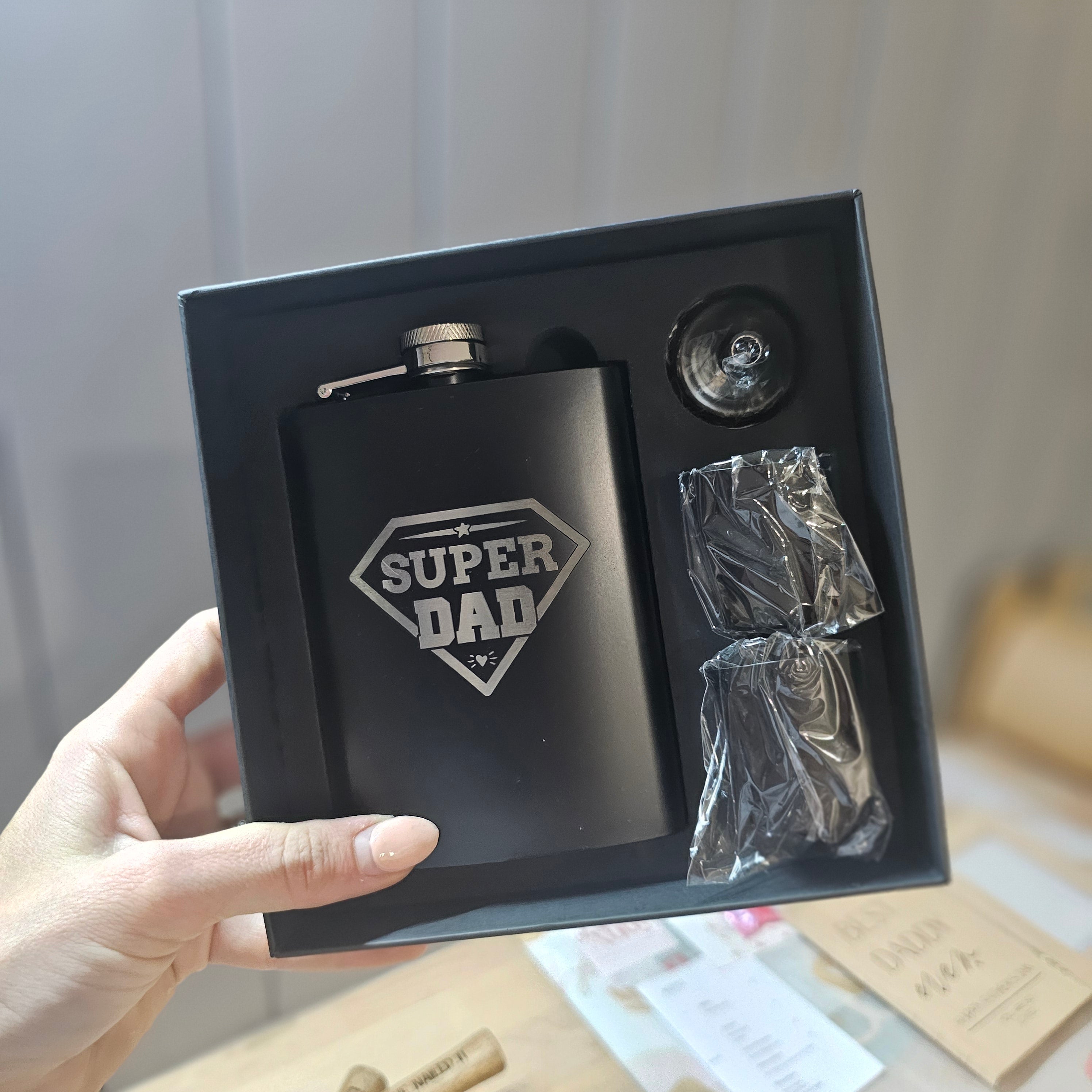 Flask - super dad – Love, Abby