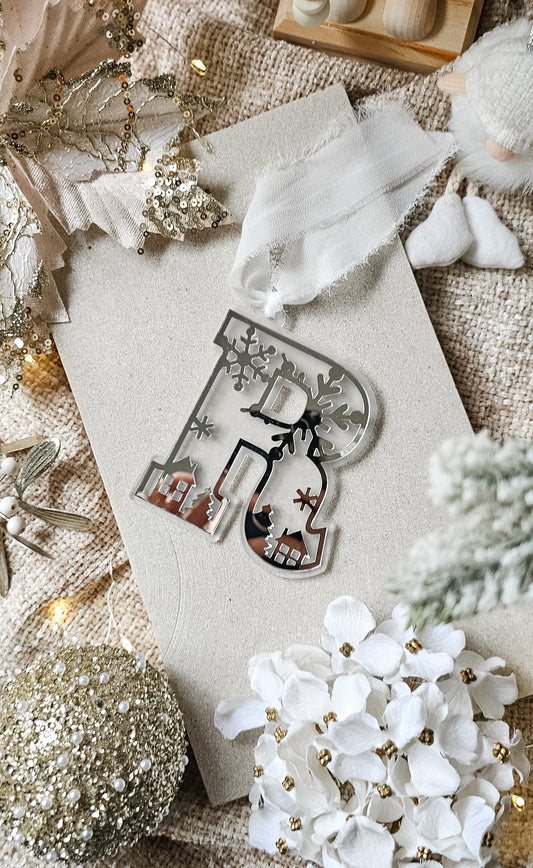 Snowflake Letter Ornament