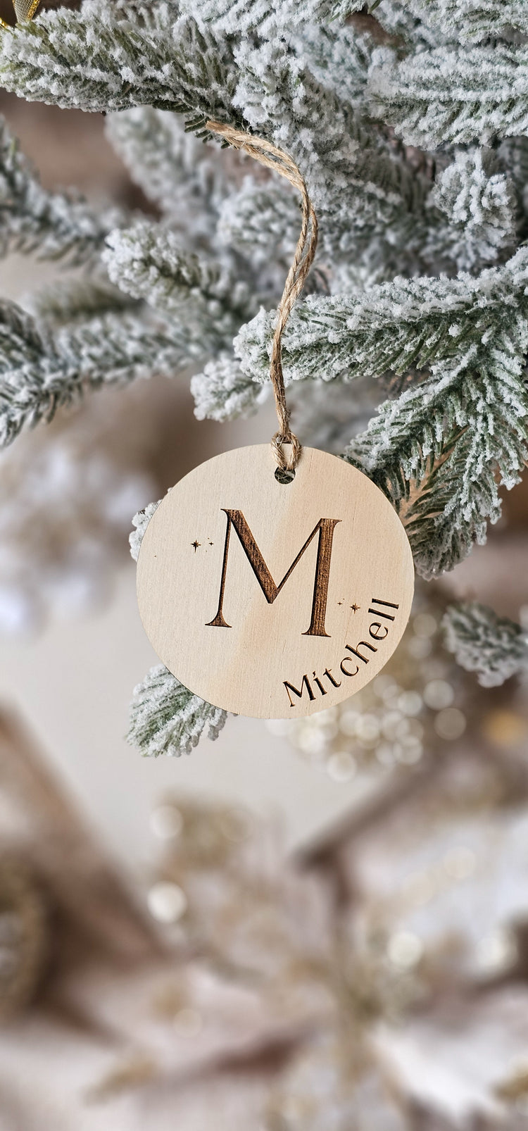 Personalised Name / Letter Stocking Tag