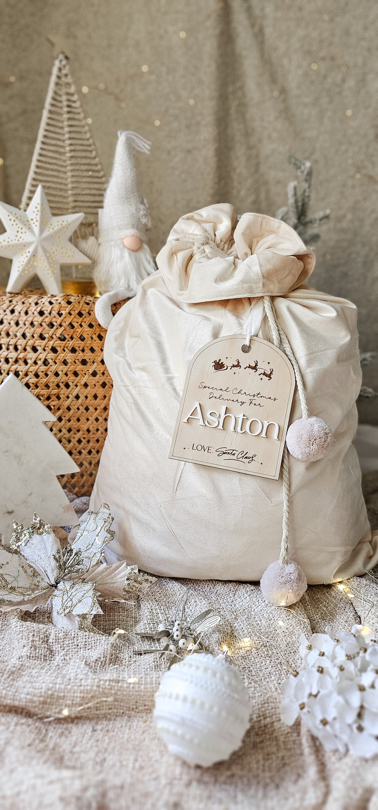 Deluxe Velvet Santa Sack- Multiple Colours (SACK ONLY)