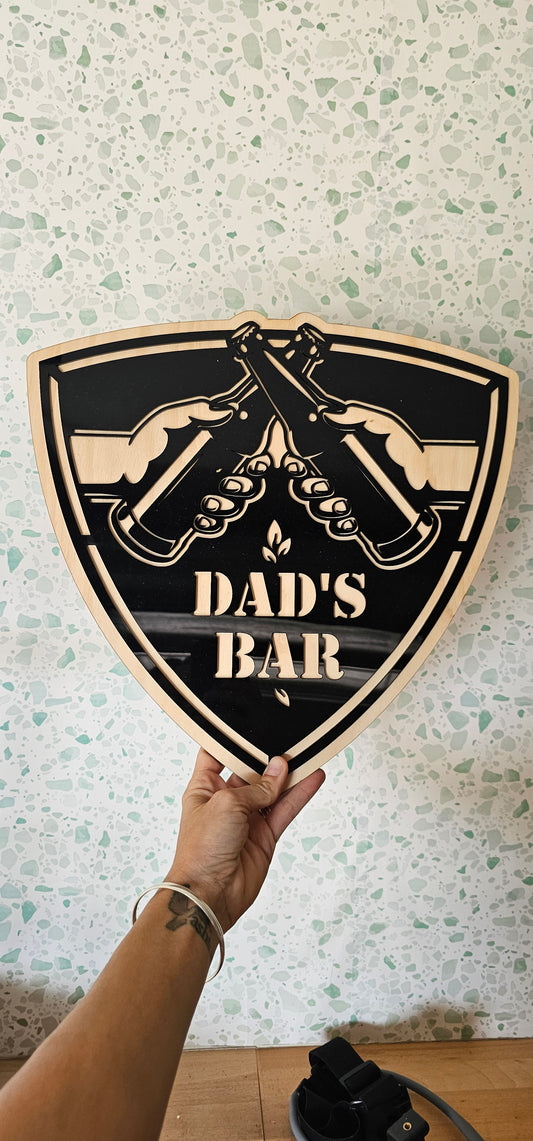 Dads Bar Sign