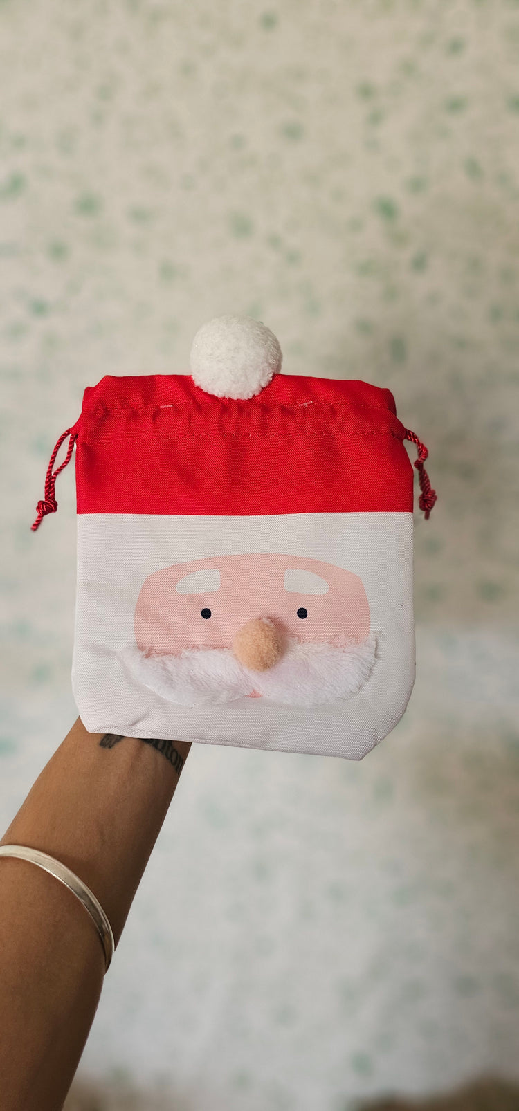 Santa christmas gift bag