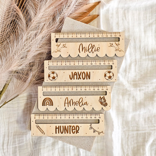 Personalised Children's Timber Ruler