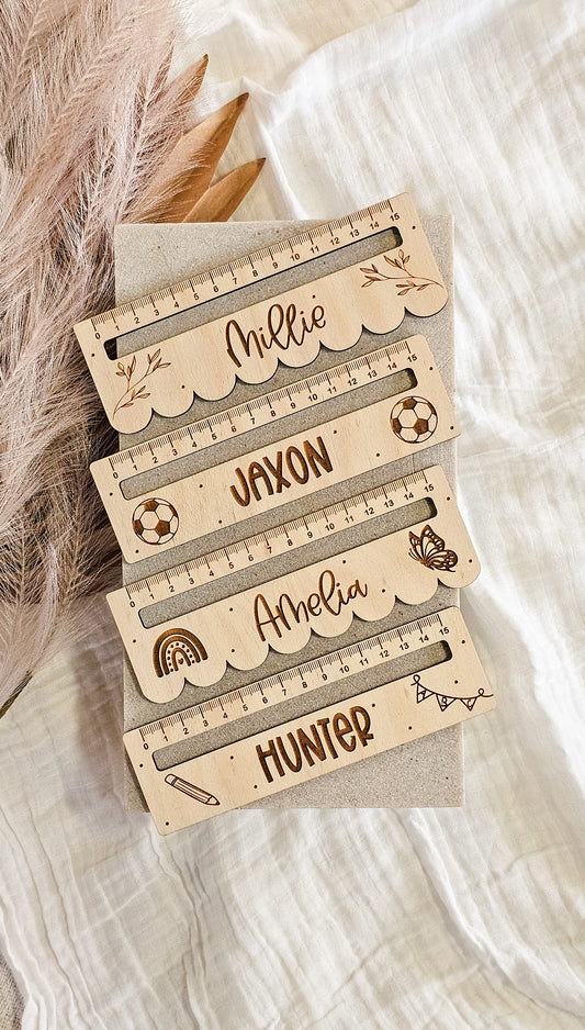 Personalised Children's Timber Ruler