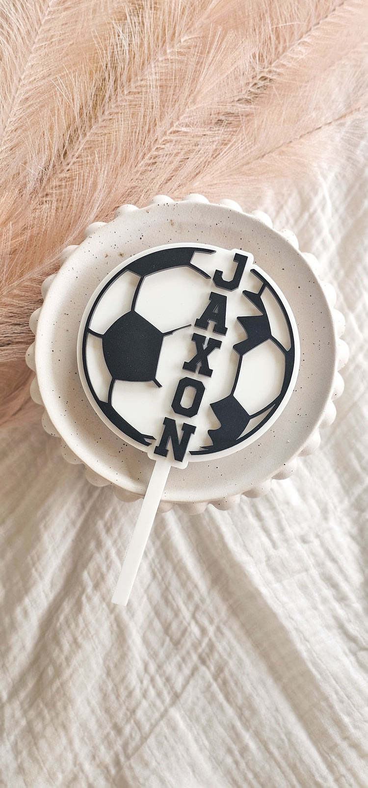 Soccer Ball Cake Topper